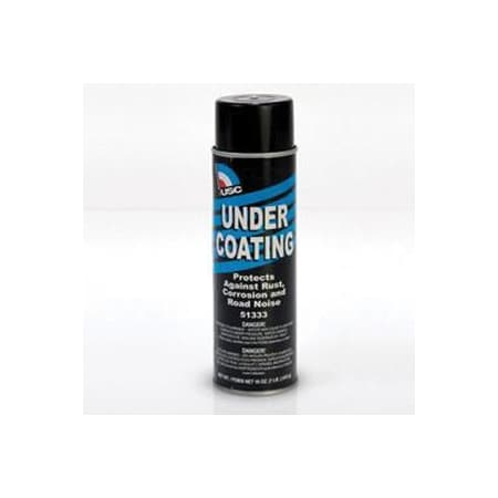Us Chemical & Plastics Rubberized Aerosol Undercoating - 16 oz Aerosol, Black, Can 51333.A15